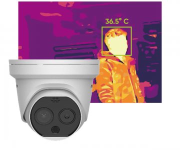 Hikvision DS-2TD1217B-6/PA Termografik IP Termal Kamera