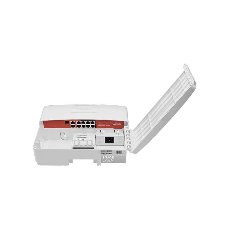 Wi-Tek WI-PS210G-O V2 6FE(PoE)+2GE(Hi-PoE)+2GE+1SFP Outdoor PoE Switch